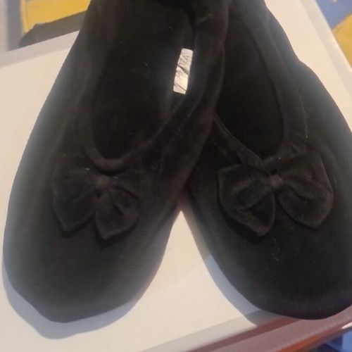 Black soft women's winter slippers new