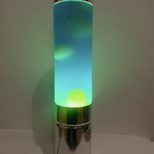 Lava lamp 43cm with green wax and blue liquid new