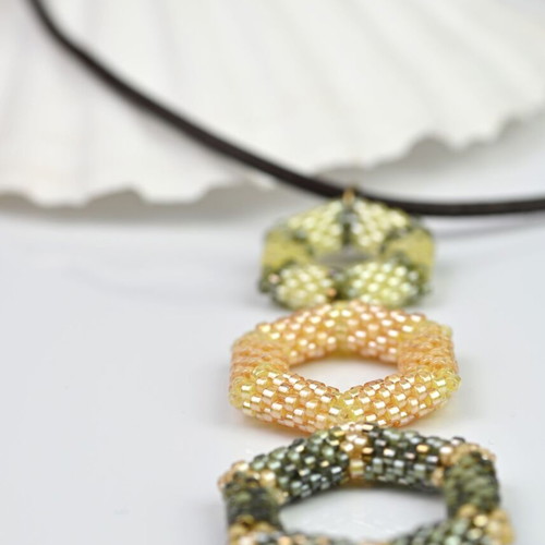 Gorska Svetlina Necklace custom made with leather cord