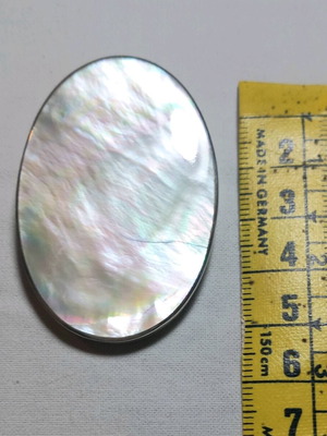 Μενταγιόν ασημι και mother of pearl