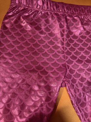 Sinsay mermaid shorts, pink, size 110 cm, age 5