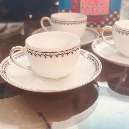 KPM Porcelain Like New 3 Espresso Cups Antique