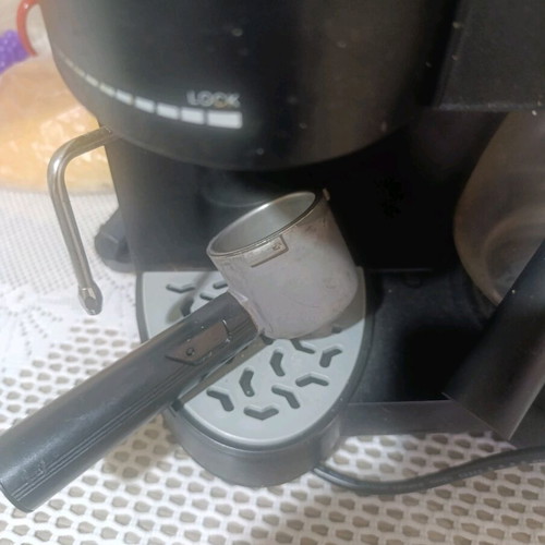 Filter and espresso coffee maker used