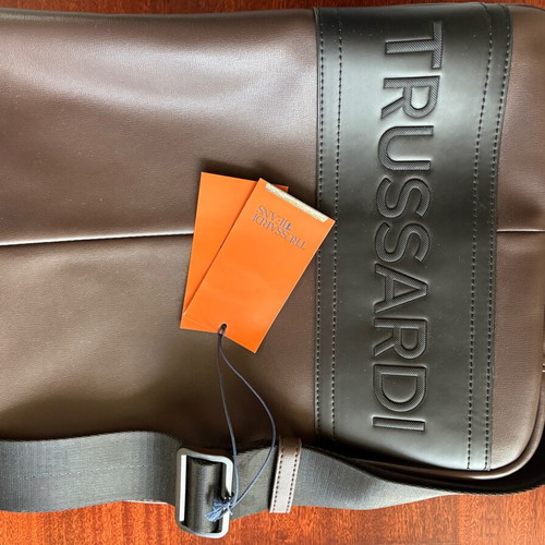 Trussardi shoulder bag new, brown
