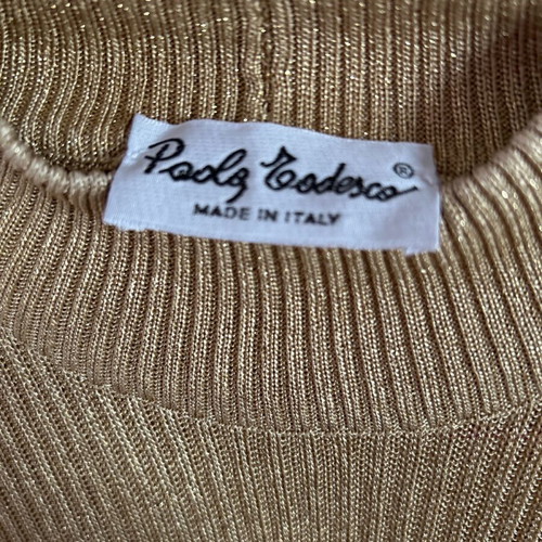 Golden blouse like new, size M