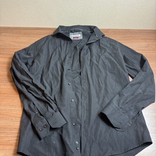 TRESOR Men's Slim Fit Shirt Black Large new