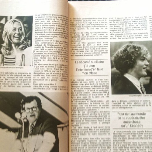 Vintage Elle and Jours de France magazines from 1979
