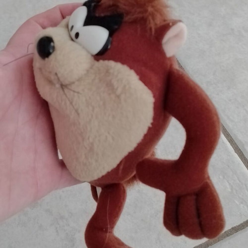 Taz Tasmanian Devil plush toy 15cm used