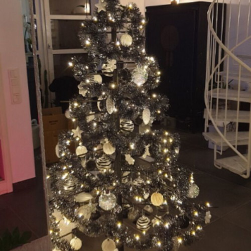 Xmas3 artificial Christmas tree like new, wooden 190cm