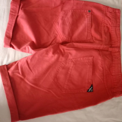 Edward Jeans men's bermuda shorts like new, coral color, size L