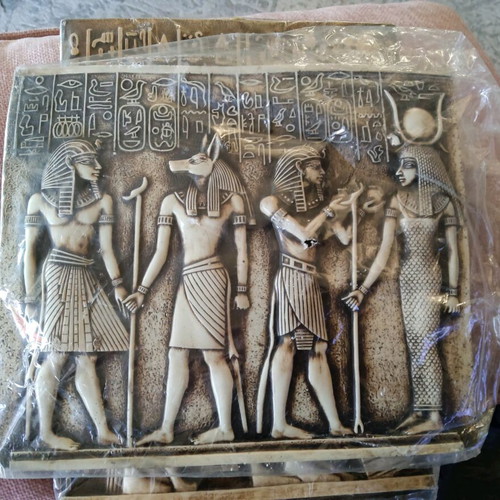 Egyptian embossed frame used