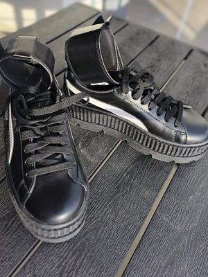 Puma x Fenty by Rihanna sneakers like new, black and white