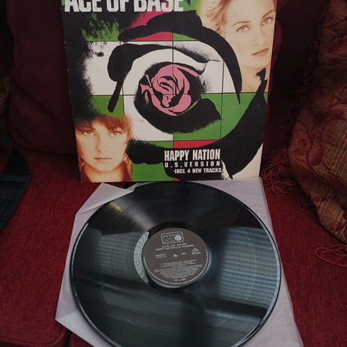 Ace Of Base Happy Nation US Version vinyl record used, pop