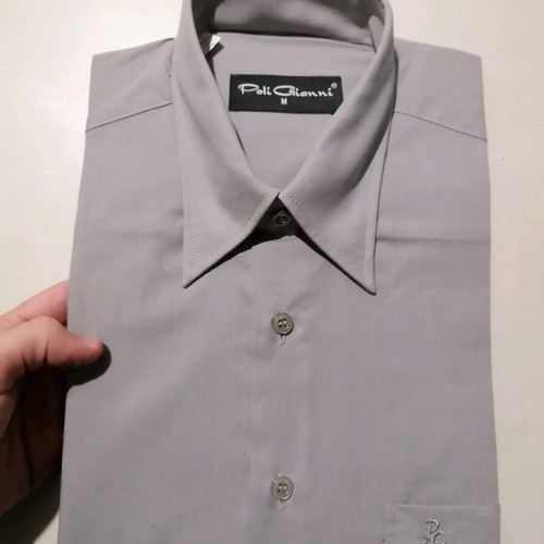 Poli Gianni men's shirt new, gray, size M