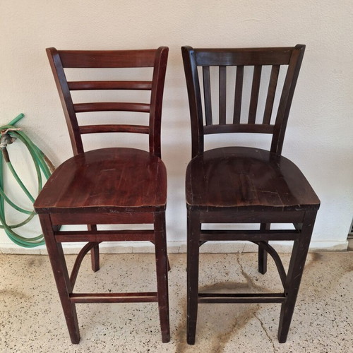 Wooden stools used, pack of 12, Almeco
