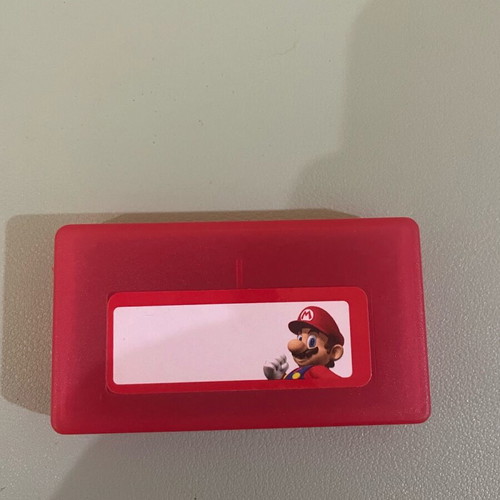 Nintendo DS Super Mario collectible cartridge case like new, holds 4 cartridges