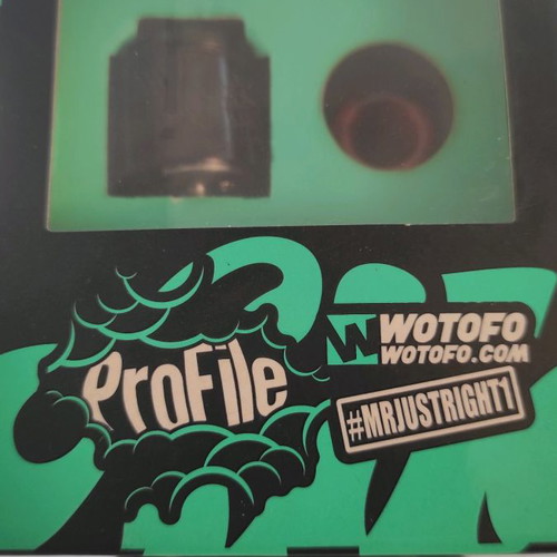 Wotofo Profile RDA used black steel atomizer