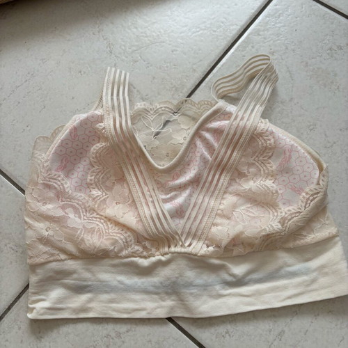Women's lace bralette in beige, white and black, new