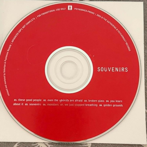 The Gathering Souvenirs CD used, promo 2003, rock