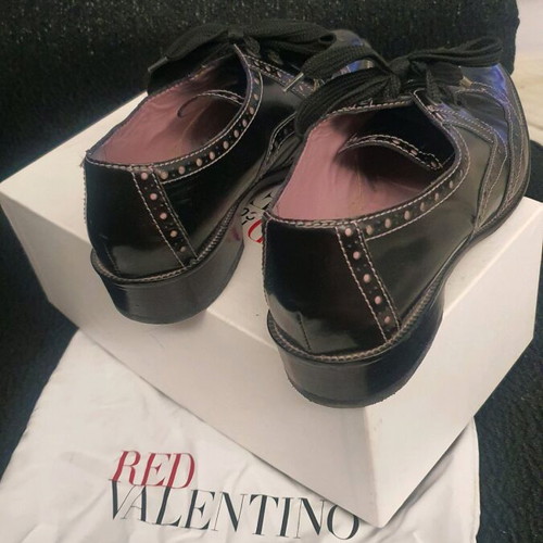 Red Valentino brogues size 38 black like new
