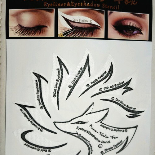 Eyeliner and Eyeshadow Stencil new, 12 pieces