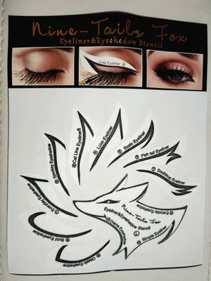 Eyeliner και Eyeshadow Stencil καινούργια, 12 τεμάχια
