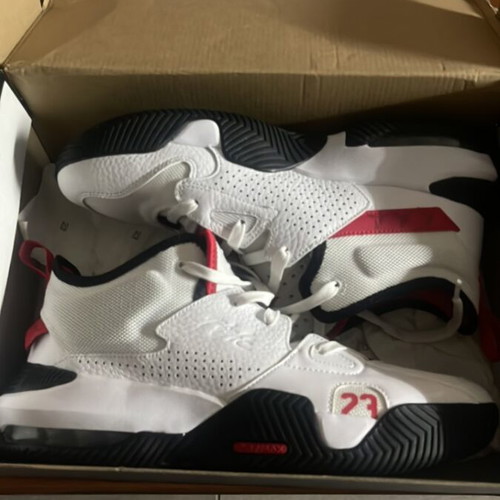 Jordan Stay Loyal 2 sneakers, size 43, black and white