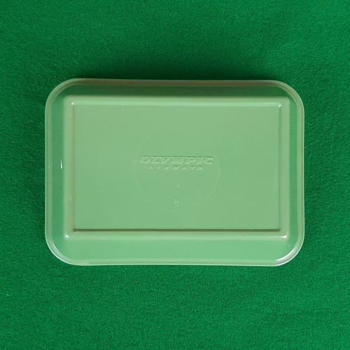 Olympic Airways plastic bowl used 11x8cm vintage