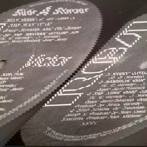 Bruce Hornsby  & The Range - The Way It Is Lp album