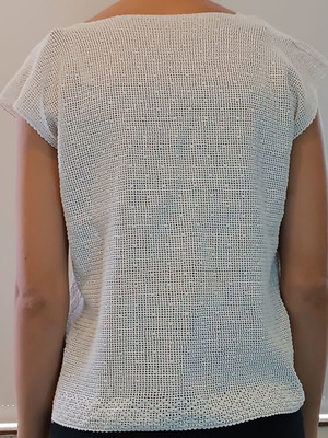 Винтидж блуза без ръкави употребявана, размер S