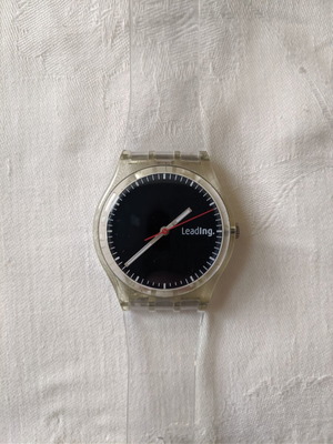 Swatch Linde Group GS132 Leading ρολόι μεταχειρισμένο, χρειάζεται μπαταρία