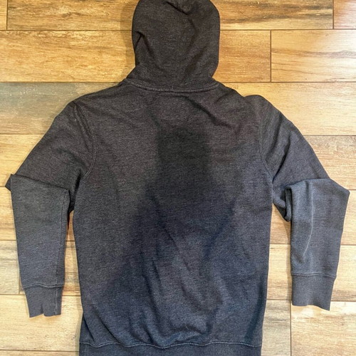 Pull & Bear dark gray hoodie jacket Medium like new