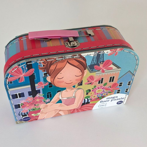 Baby puzzle in carrying case like new with 24 large pieces