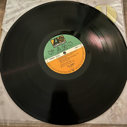 Led Zeppelin vinyl record used, rock genre