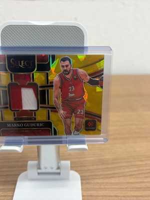 2025-26 Select EuroLeague Marko Guduric Threads Gold Cracked Ice Patch new