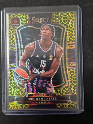 2025-26 Panini Select EuroLeague Mouhamed Faye Premier FOTL Gold κάρτα /10 #148