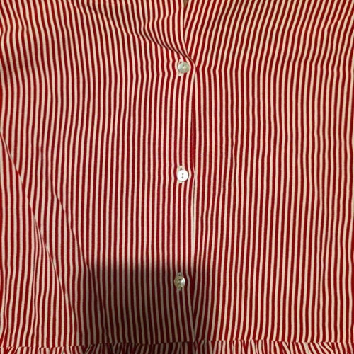 Zara Red Striped Blouse Size M 38 10 Like New