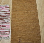 Woven floor rugs x2