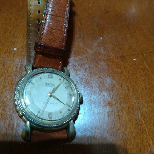Herodia antique watch 17 rubies used, Swiss, functional 80 years old