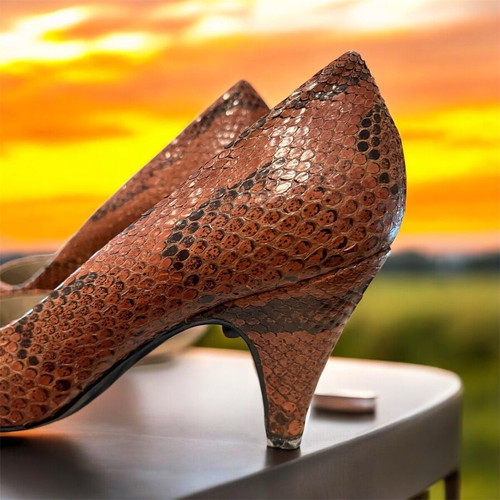 Scarpa 37 brown leather pumps like new