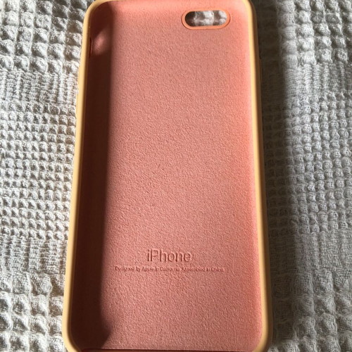 Iphone 6 used unlocked with authentic Louis Vuitton leather case, cable and silicone cover