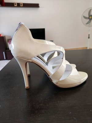 Sagiakos beige sandals like new, size 38