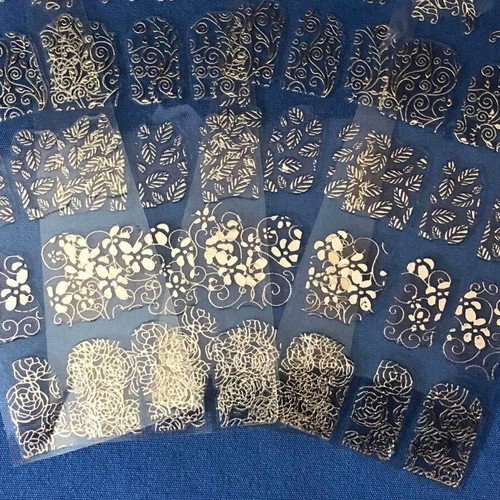 3D Nail Stickers pack of 4 new