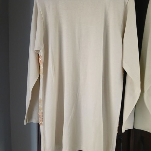 Leonard’s knitted women’s sweater used, off-white, size M