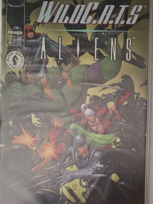 WildC.A.T.S / Aliens One-Shot Issue #1b Rare Variant Cover Like New