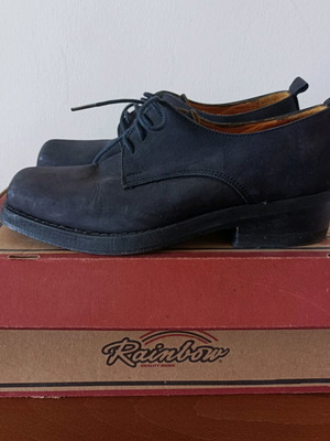 Vintage leather shoes Tsakiris size 38 like new, black