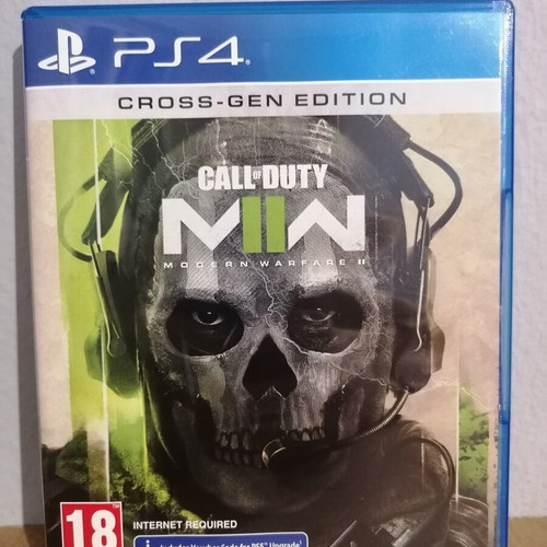 Call of Duty Modern Warfare 2 Cross-Gen edition empty case used for PS4