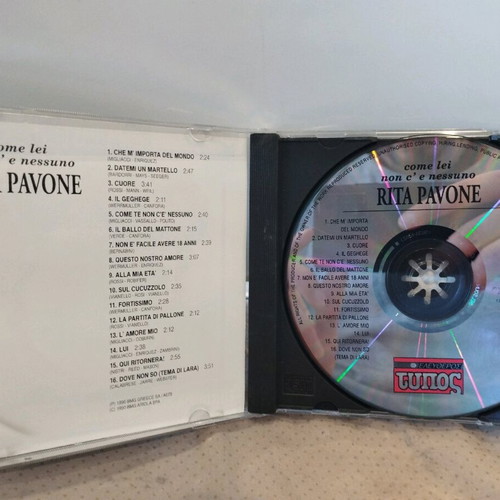 Rita Pavone Come Lei Non C' E Nessuno CD like new, pop