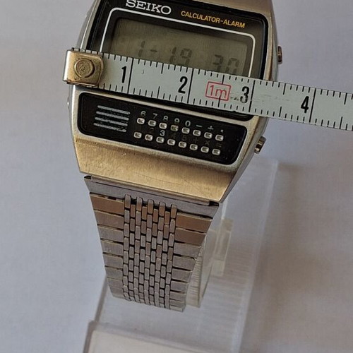 Seiko digital calculator watch 1980 used, functional