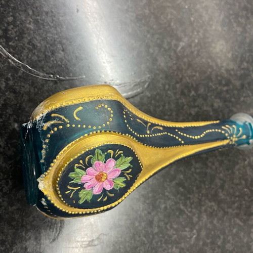 Painted small bottle used